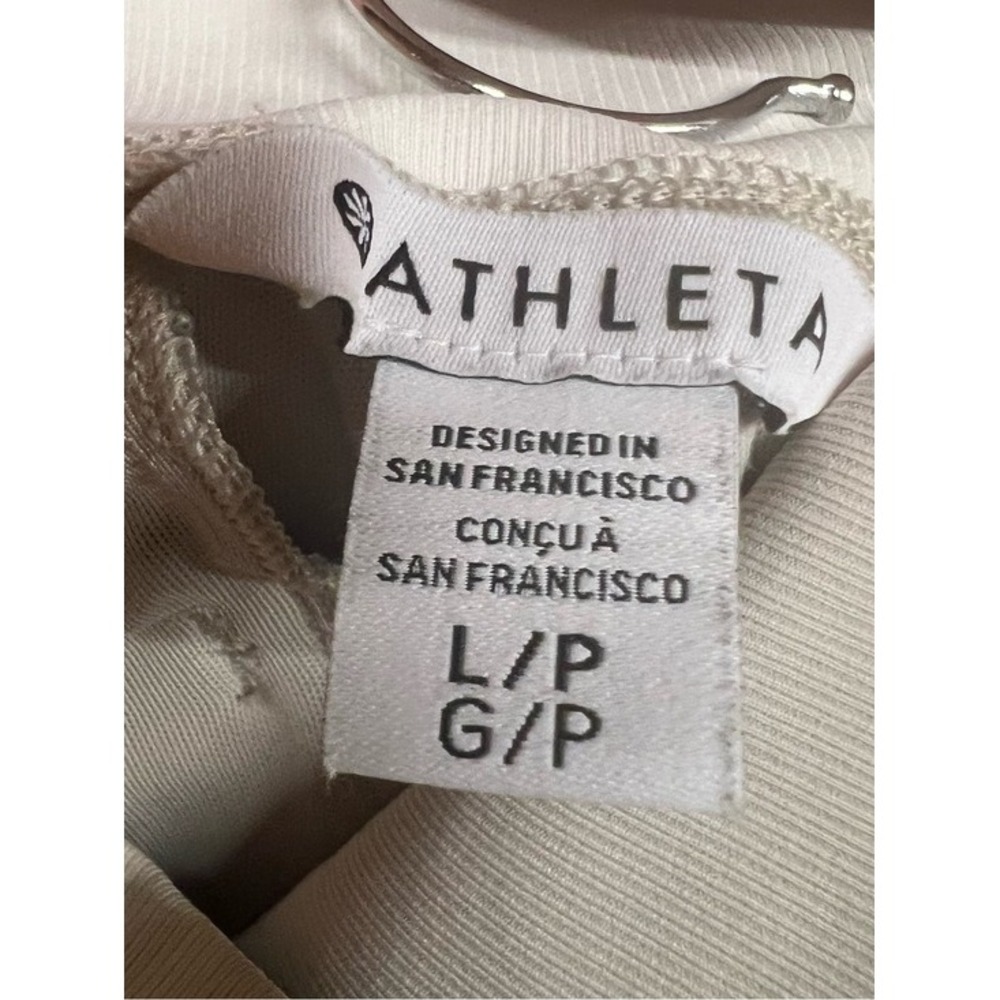 Athleta Womens Salutation Jogger Light Green High Rise Pockets Size Large Petite - Picture 3 of 11